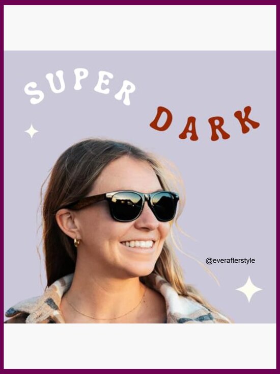 Super Dark Black Sunglasses UV Protection Spring Hinge Vintage Retro Shades